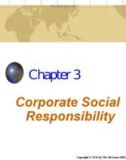 Lecture Business and society - Chapter 3: Corporate social responsibility