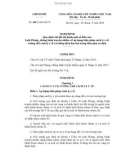 NGHỊ ĐỊNH Quy định chi tiết thi hành một số điều của Luật Phòng, chống bệnh truyền nhiễm về áp dụng biện pháp cách ly y tế, cưỡng chế cách ly y tế và chống dịch đặc thù trong thời gian có dịch