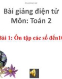 Bài giảng Ôn tập các số đến 100 - Toán 2 - GV.Lê Văn Hải