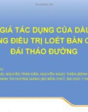 Nghiên cứu: Đánh giá tác dụng của dầu mù u trong điều trị loét bàn chân đái tháo đường