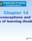 Lecture Foundations of nursing: An integrated approach: Chapter 14 - Cliff Evans, Emma Tippins