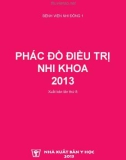 Tìm hiểu về Phác đồ điều trị nhi khoa 2013 (Xuất bản lần thứ 8): Phần 1