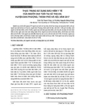 Thực trạng sử dụng bảo hiểm y tế của người cao tuổi tại xã Thọ An, huyện Đan Phượng, Thành phố Hà Nội, năm 2017