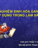 Bài giảng Xét nghiệm sinh hóa gan mật: áp dụng trong lâm sàng - ThS.GVC. Trần T Khánh Tường