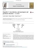 Hepatitis C virus infection, and neurological and psychiatric disorders – A review