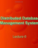 Distributed Database Management Systems: Lecture 6