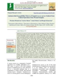 Antimicrobial susceptibility pattern of staphylococcus aureus isolated from clinical specimens from wound samples