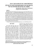 Kết quả lấy huyết khối bằng dụng cụ cơ học điều trị đột quỵ nhồi máu não cấp do tắc Tandem