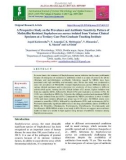 A prospective study on the prevalence and antibiotic sensitivity pattern of methicillin resistant staphylococcus aureus isolated from various clinical specimen at a tertiary care post graduate teaching institute