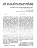 Nghiên cứu lâm sàng: Phát hiện đột biến gen tổng hợp chuỗi nặng beta - Myosin (MYH7) trong bệnh cơ tim phì đại