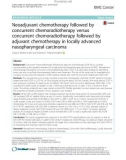 Neoadjuvant chemotherapy followed by concurrent chemoradiotherapy versus concurrent chemoradiotherapy followed by adjuvant chemotherapy in locally advanced nasopharyngeal carcinoma