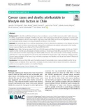 Cancer cases and deaths attributable to lifestyle risk factors in Chile