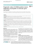 Prognostic value of CD66b positive tumorinfiltrating neutrophils in testicular germ cell tumor