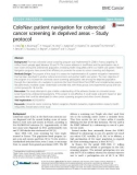 ColoNav: Patient navigation for colorectal cancer screening in deprived areas – Study protocol