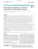 The prognostic significance of tumourstroma ratio in endometrial carcinoma