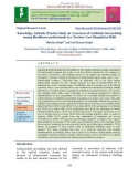 Knowledge, attitude, practice study on awareness of antibiotic stewardship among healthcare professionals in a Tertiary Care Hospital in Delhi