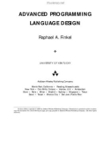 Ebook Advanced Programming Language Design