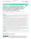 Influence of a periodized circuit training protocol on intermuscular adipose tissue of patients with knee osteoarthritis: Protocol for a randomized controlled trial