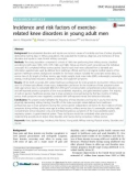 Incidence and risk factors of exerciserelated knee disorders in young adult men