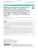 REALizing and improving management of stable COPD in China: A multi-center, prospective, observational study to realize the current situation of COPD patients in China (REAL) – rationale, study design, and protocol