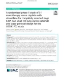 A randomized phase II study of S-1 monotherapy versus cisplatin with vinorelbine for completely resected stage II/IIIA non-small cell lung cancer: Rationale and study protocol design for the LOGIK1702 study