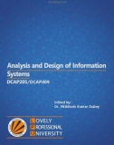 Ebook Analysis and design of information systems: Part 1 - Dr. Mithilesh Kumar Dubey