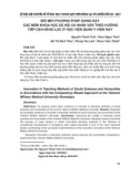 Đổi mới phương pháp giảng dạy các môn Khoa học xã hội và nhân văn theo hướng tiếp cận năng lực ở Học viện Quân y hiện nay