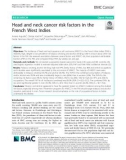 Head and neck cancer risk factors in the French West Indies