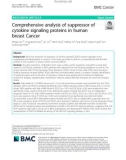 Comprehensive analysis of suppressor of cytokine signaling proteins in human breast Cancer