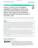 A phase II study of the PI3K inhibitor copanlisib in combination with the antiCD20 monoclonal antibody rituximab for patients with marginal zone lymphoma: Treatment rationale and protocol design of the COUP-1 trial