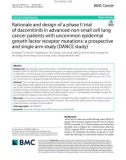 Rationale and design of a phase II trial of dacomitinib in advanced non-small cell lung cancer patients with uncommon epidermal growth factor receptor mutations: A prospective and single arm study (DANCE study)