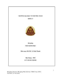 Bài giảng Thần kinh học: Phần 1 - Trường ĐH Võ Trường Toản (Năm 2022)