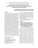 Đánh giá kết quả ứng dụng khung cố định ngoài phẫu thuật điều trị gãy đầu trên xương chày tại Bệnh viện Đa khoa Xanh Pôn