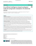 An artificial intelligence-based ecological index for prognostic evaluation of colorectal cancer