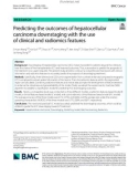 Predicting the outcomes of hepatocellular carcinoma downstaging with the use of clinical and radiomics features