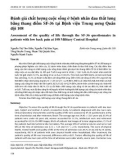 Đánh giá chất lượng cuộc sống ở bệnh nhân đau thắt lưng bằng thang điểm SF-36 tại Bệnh viện Trung ương Quân đội 108