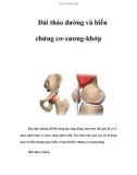 Đái tháo đường và biến chứng cơ-xương-khớp