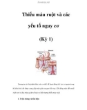 Thiếu máu ruột và các yếu tố nguy cơ (Kỳ 1)