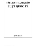 Tài liệu tham khảo Luật quốc tế