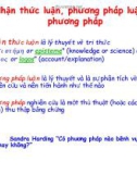 Phương pháp nghiên cứu khoa học