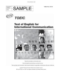 TOEIC Listening Reading Test Preview