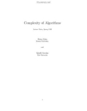 Ebook Complexity of Algorithms - Peter Gacs