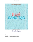 Bí quyết sáng tạo