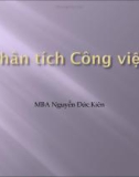 Bài giảng Phân tích công việc - chương II