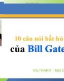 10 lời khuyên dành cho các bạn thanh niên trên con đường lập nghiệp