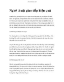 Nghệ thuật giao tiếp hiệu quả