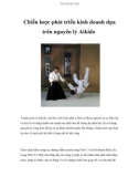 Chiến lược phát triển kinh doanh dựa trên nguyên lý Aikido