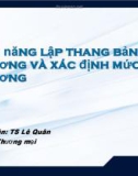 Kỹ năng lập thang bảng lương và xác định mức lương