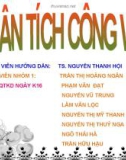 Thuyết trình Phân tích công việc