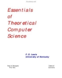 Ebook Essentials of theoretical computer science